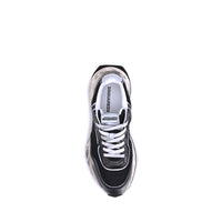 Black Calf Leather Bos Taurus Athletic Sneakers