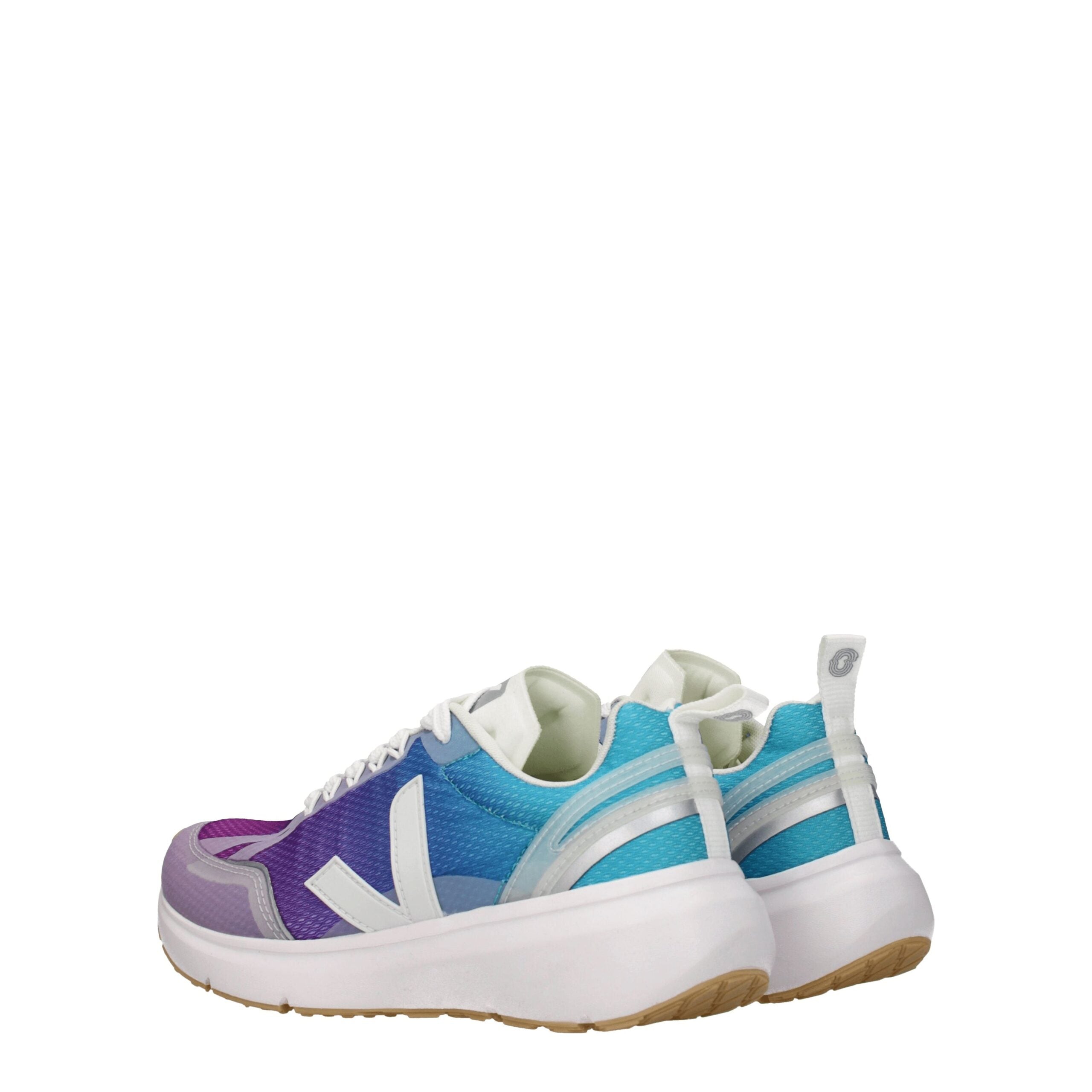 Multicolor Fabric Athletic Sneakers