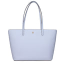 Light Blue Leather Shoulder Bag