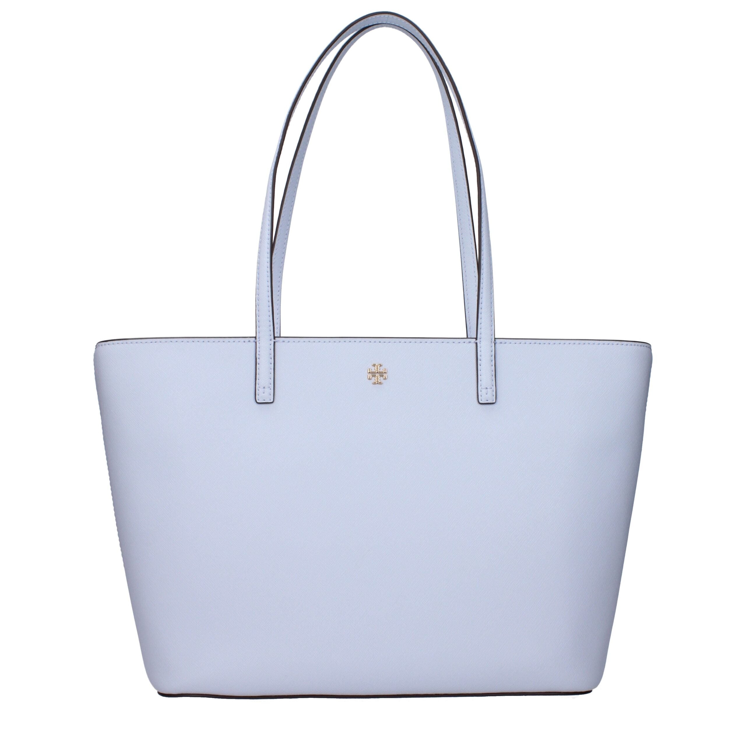Light Blue Leather Shoulder Bag