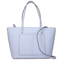 Light Blue Leather Shoulder Bag