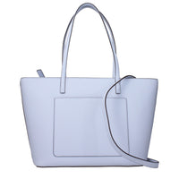 Light Blue Leather Shoulder Bag