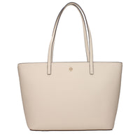 Beige Leather Shoulder Bag