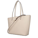 Beige Leather Shoulder Bag