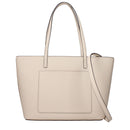 Beige Leather Shoulder Bag
