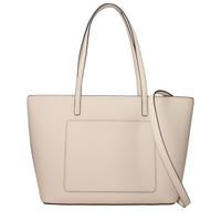 Beige Leather Shoulder Bag