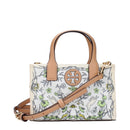 Beige Fabric Handbag