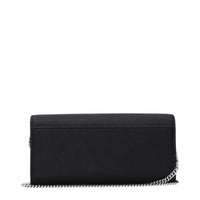 Black Leather Clutch Bag