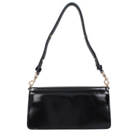 Black Leather Shoulder Bag