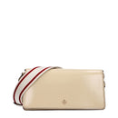 Beige Leather Crossbody Bag