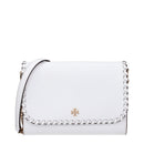 White Leather Clutch Bag