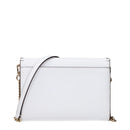White Leather Clutch Bag