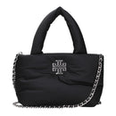 Black Fabric Handbag