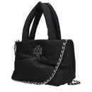 Black Fabric Handbag