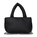 Black Fabric Handbag