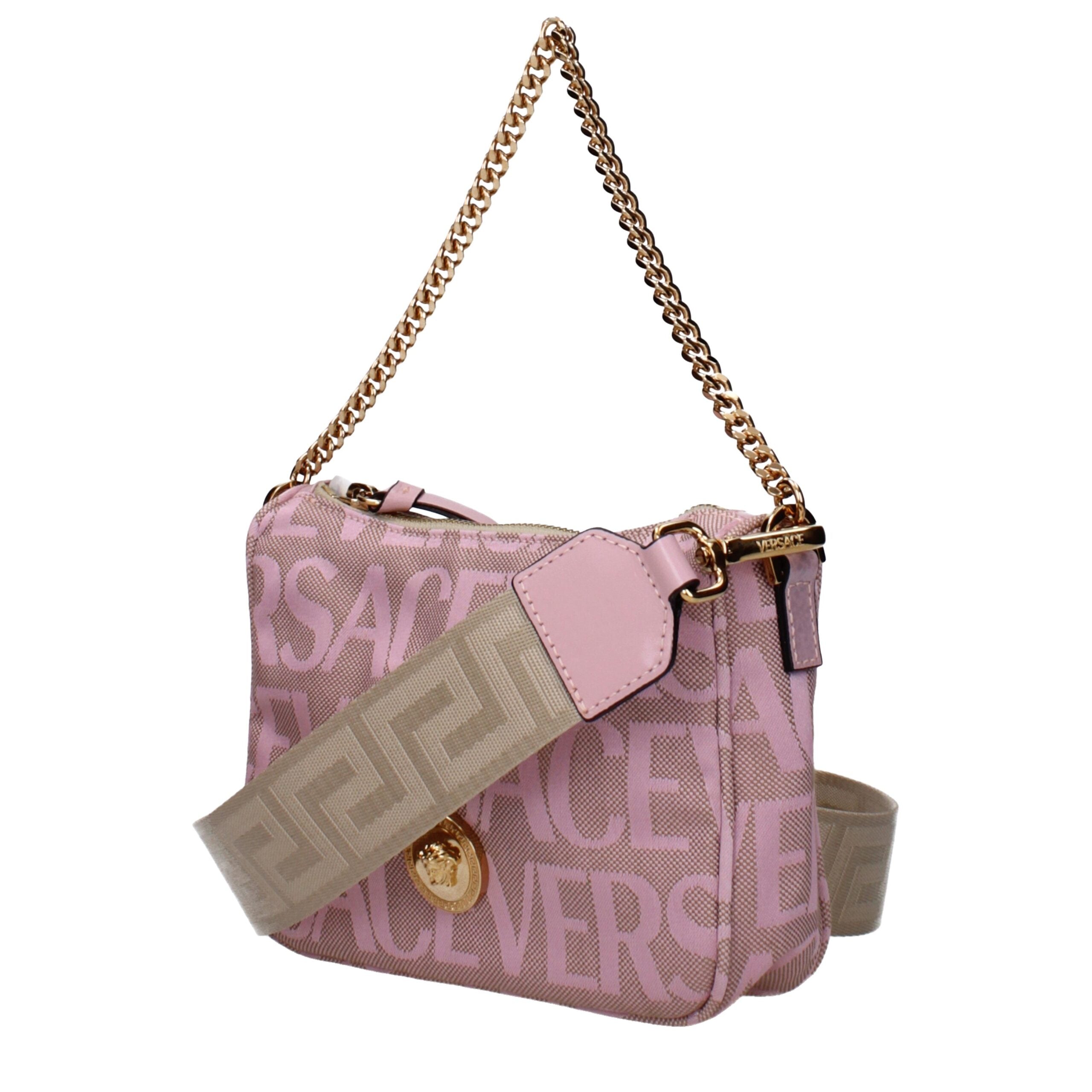 Pink Fabric Handbag