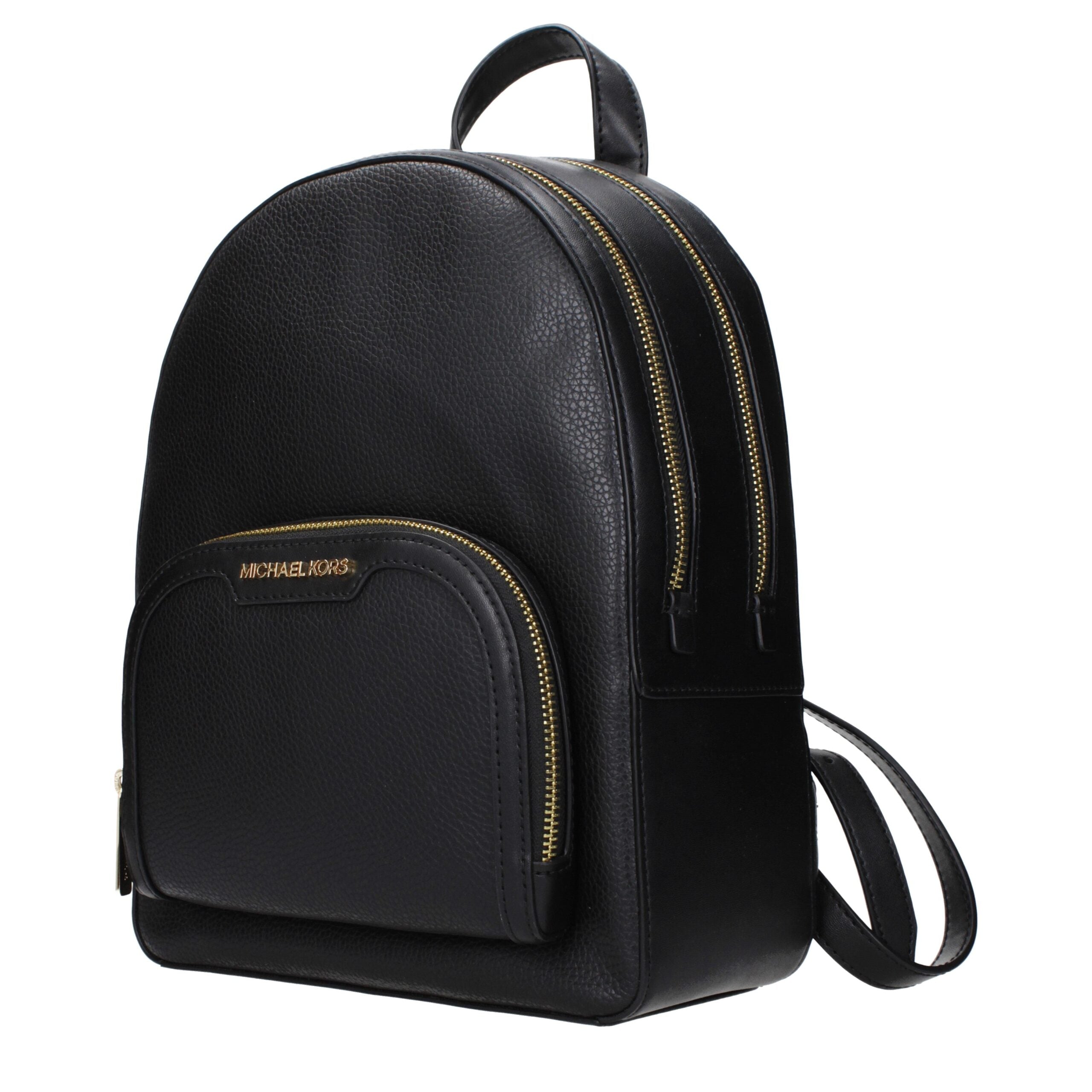 Black Leather Backpack