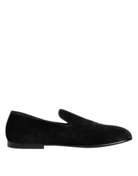 Black Jacquard Loafers Formal Men Dress Shoes