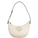 Bianco Polyurethane Women Handbag