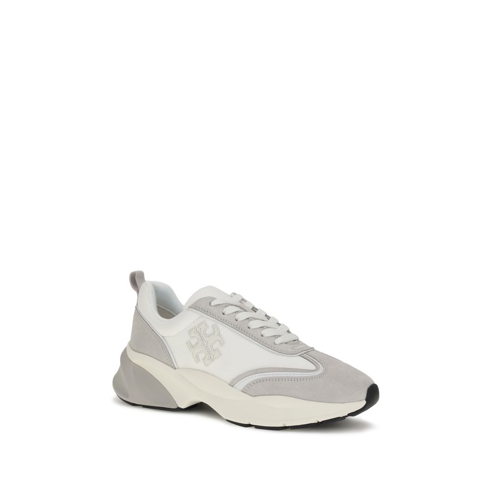 White Rubber Athletic Sneakers