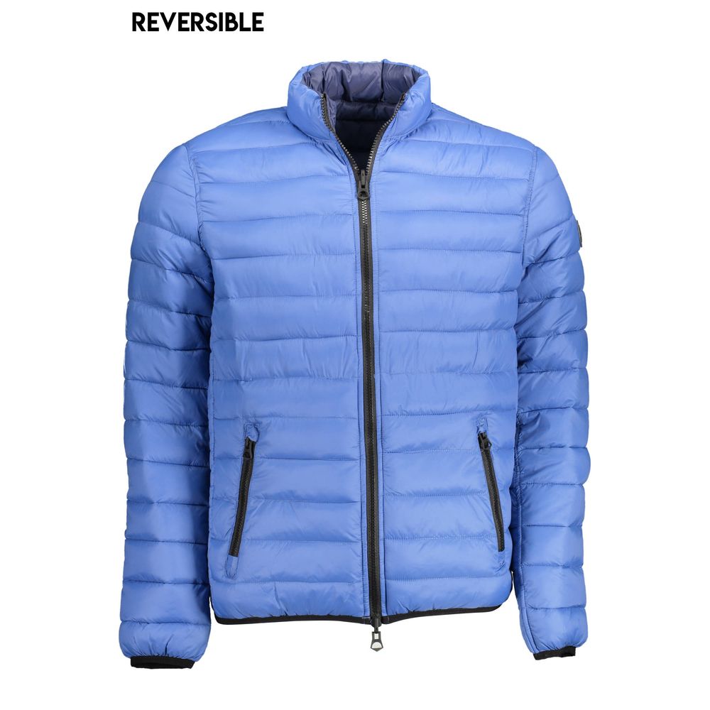 Blue Nylon Men's Jacket