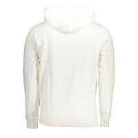 White Cotton Men Sweatshirt