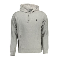 Gray Cotton Mens Sweatshirt