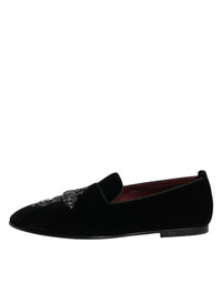 Black Suede Cross Slip On Loafers Dress Shoes