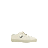 White Rubber Low Top Sneakers