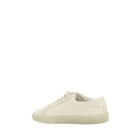 White Rubber Low Top Sneakers