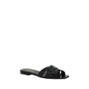 Black Calf Leather Bos Taurus Strap-On Sandals