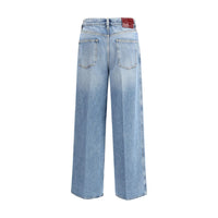 Light Blue Cotton Jeans Denim
