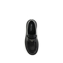 Black Calf Leather Bos Taurus Slip-On Loafers