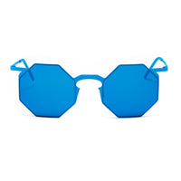 Blue Metal Sunglasses