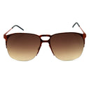 Brown Metal Sunglasses