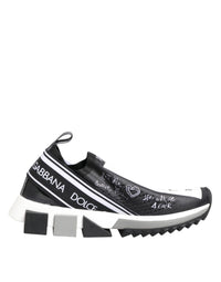 Black White Sorrento Low Top Sneakers Shoes