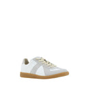 White Rubber Low Top Sneakers