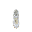 White Rubber Low Top Sneakers