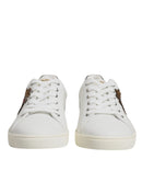 White Sacred Heart Men Low Top Sneakers Shoes