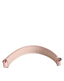 Light Pink Embellished Leather Bag Handle  Shoulder Strap