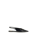 Black Calf Leather Bos Taurus Ballet Flats