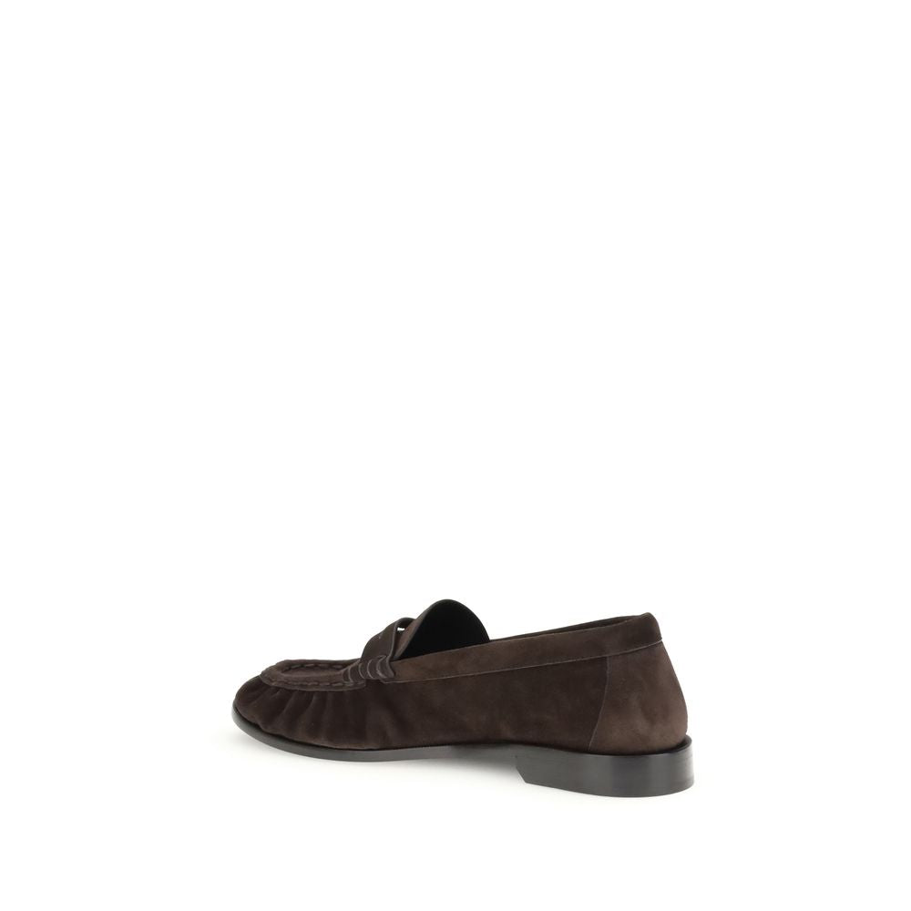Brown Calf Leather Bos Taurus Slip-On Loafers