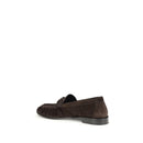 Brown Calf Leather Bos Taurus Slip-On Loafers