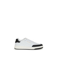 White Calf Leather Bos Taurus Low Top Sneakers