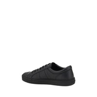 Black Calf Leather Bos Taurus Athletic Sneakers