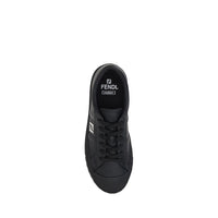 Black Calf Leather Bos Taurus Athletic Sneakers