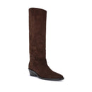 Brown Calf Leather Bos Taurus Ankle Boots