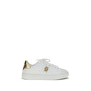 White Calf Leather Bos Taurus Low Top Sneakers