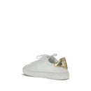 White Calf Leather Bos Taurus Low Top Sneakers