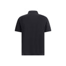 Black Cotton Polo Shirt